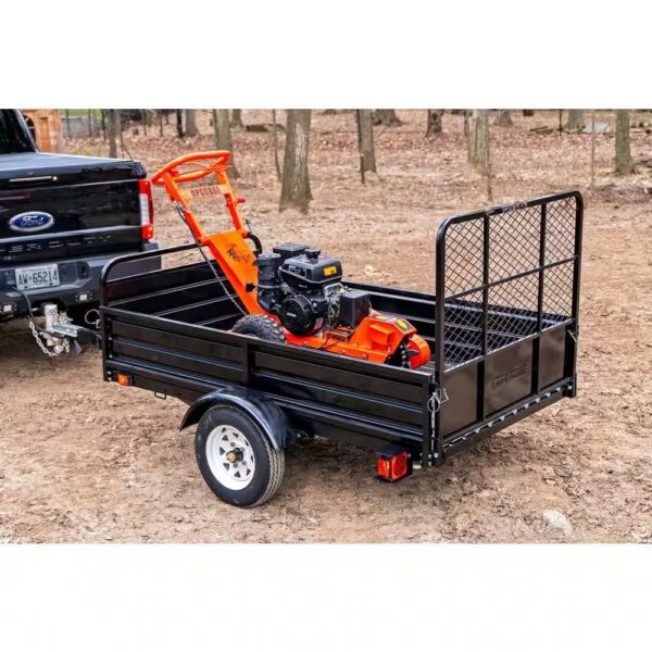 DK2 14 in. 14 HP Gas Powered Commercial Stump Grinder with Electric Start & Towbar