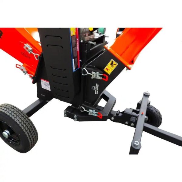 DK2 6 in. 14 HP Gas Powered Kohler Engine Kinetic Chipper Shredder with Electric Start and DOT Road Legal Tires