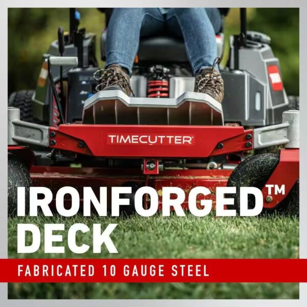 Toro 42 in. TimeCutter Iron Forged Deck 22 HP Kohler V-Twin Gas Dual Hydrostatic Zero-Turn Riding Mower with MyRIDE