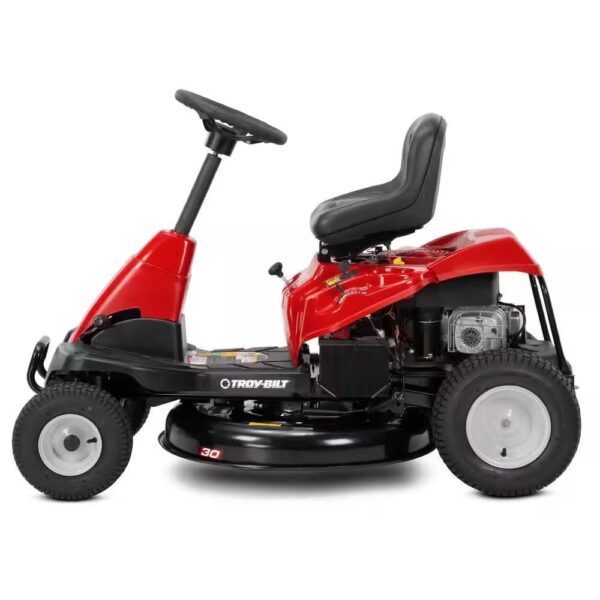 Troy-Bilt 30 in. 10.5 HP Briggs and Stratton Engine 6-Speed Manual Drive Gas Rear Engine Riding Mower with Mulch Kit Included