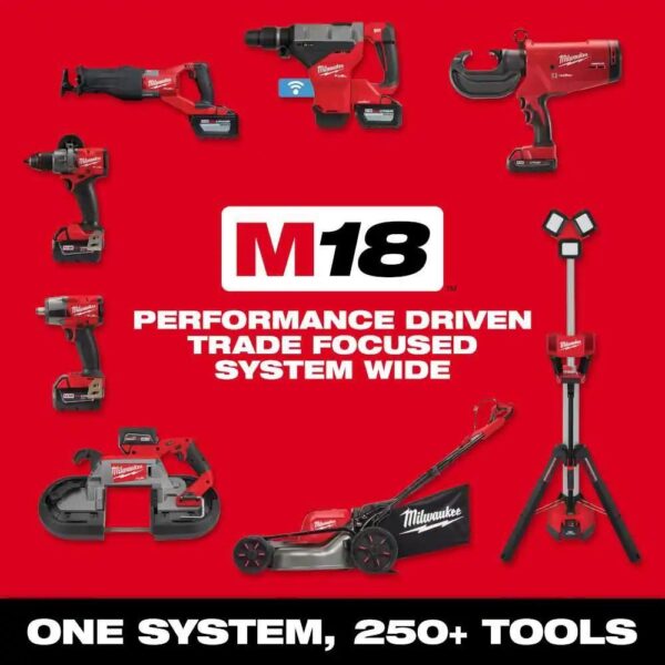 Milwaukee M18 FUEL 16 in. 18V Electric Battery Chainsaw/String Trimmer/Blower/Hatchet/Brush/Pole/Line/(4) /(3) Chargers