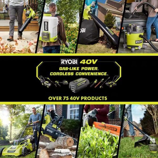 RYOBI 80V HP Brushless 54 in. Battery Electric Cordless Zero Turn Mower & Mulch Kit – 80V Batteries, 40V Batteries