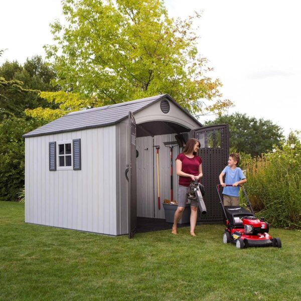 Lifetime 8 Ft. X 10 Ft. Outdoor Storage Shed – 60202