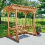 Gorgeous Cedar Pergola Swing