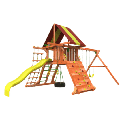 Wooden Swing Set Ultimate Play System