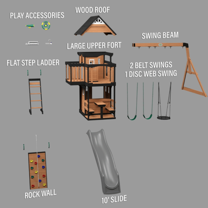 Canyon Creek Cedar Swing Set