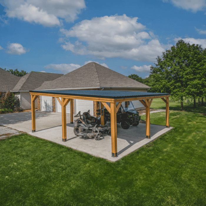 Kingsport Cedar Wood Carport