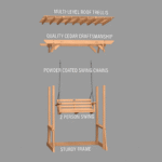 Gorgeous Cedar Pergola Swing