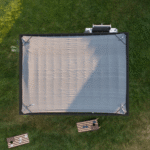 Modern Steel Pergola With Canopy