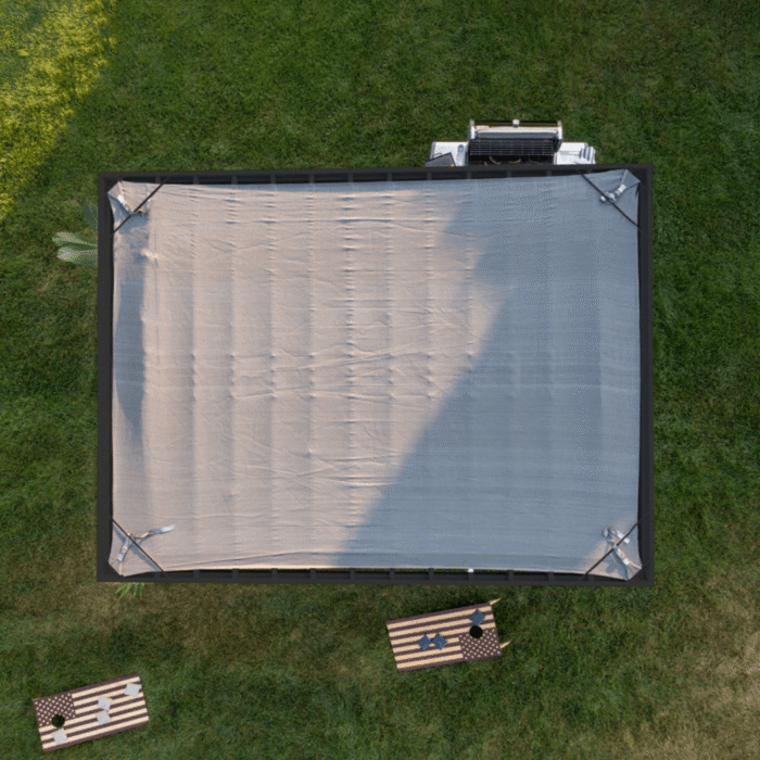 Modern Steel Pergola With Canopy