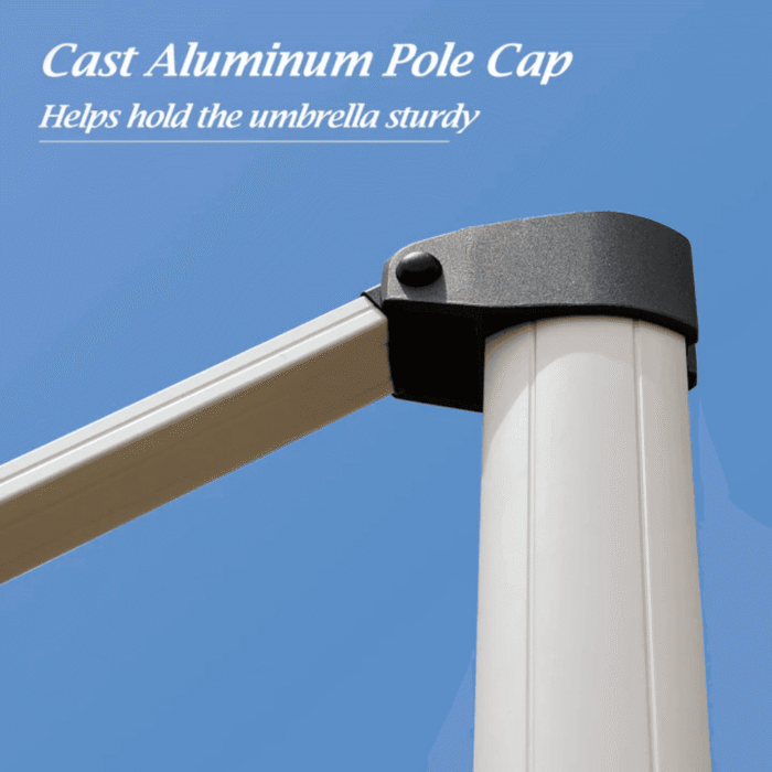 Double Top Solar Patio Umbrella