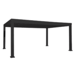 Modern Steel Pergola With Canopy