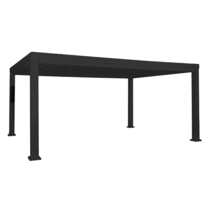 Modern Steel Pergola With Canopy