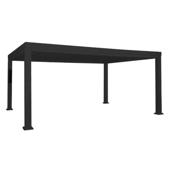 Modern Steel Pergola With Canopy
