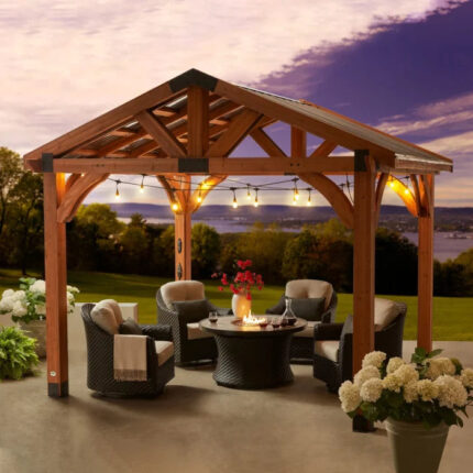 Brookdale 12x10 Cedar Gazebo