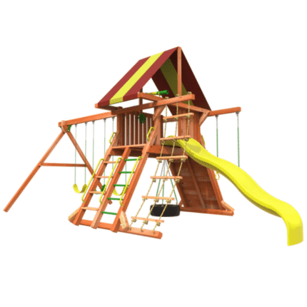 Wooden Swing Set Ultimate Play System