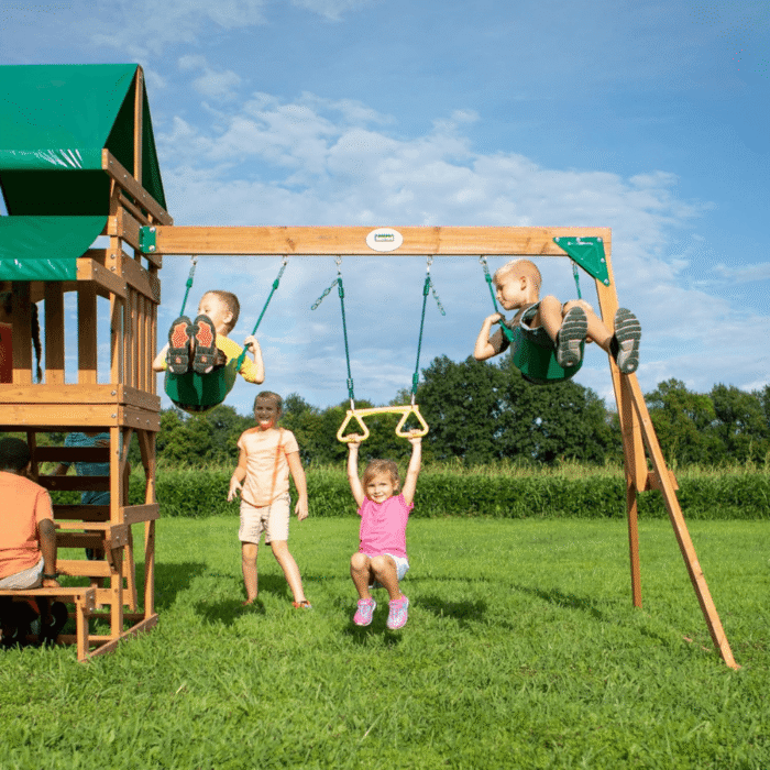 Belmont Swing Playset Fun