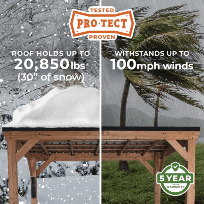 Kingsport Cedar Wood Carport