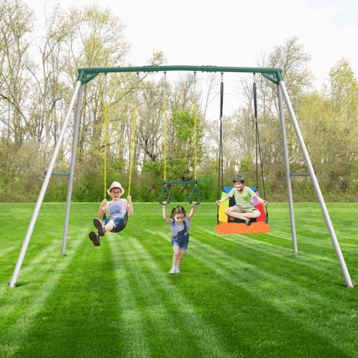 Heavy Duty Metal Swing Set