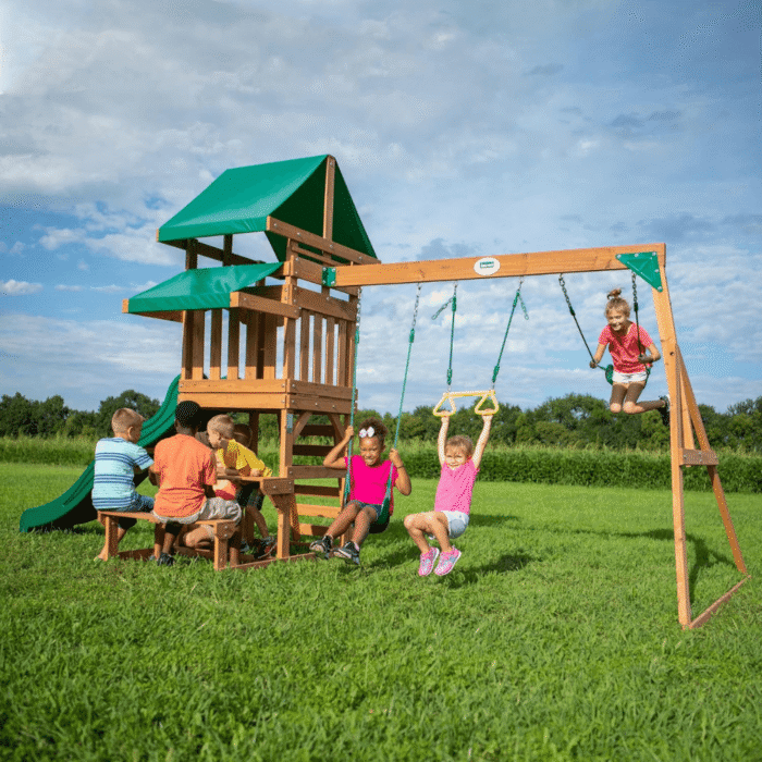 Belmont Swing Playset Fun