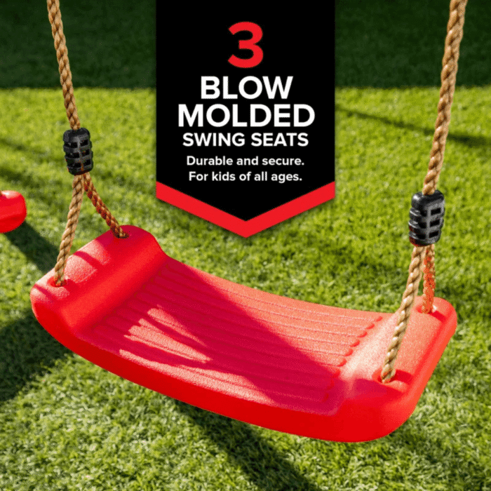 Sportspower 7ft Vinyl Wood Swing Set