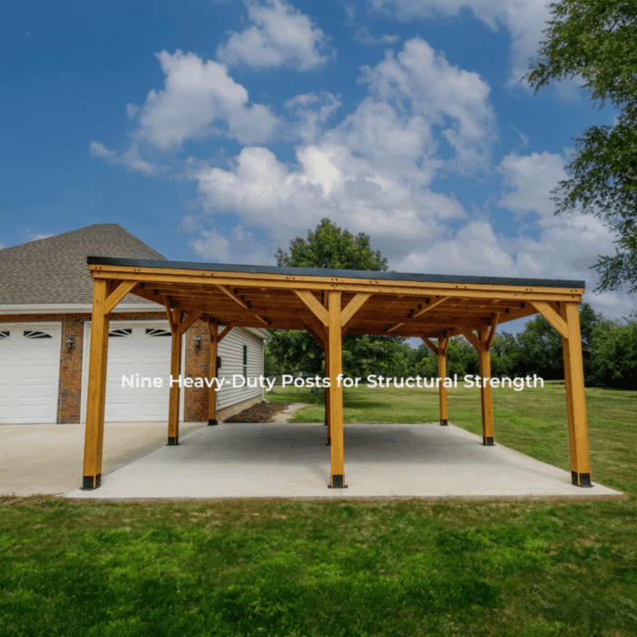 Kingsport Cedar Wood Carport