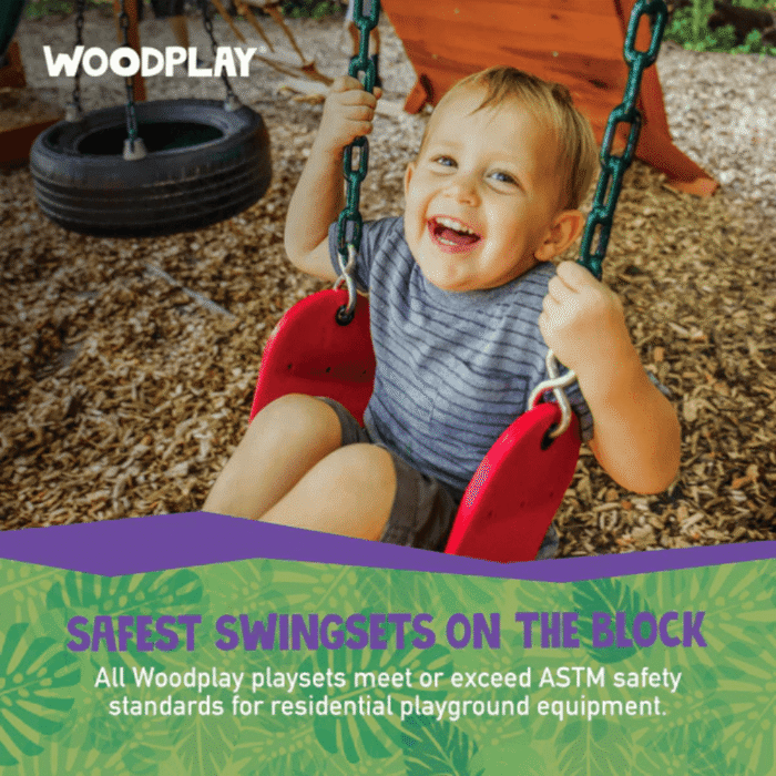Wooden Swing Set Ultimate Play System