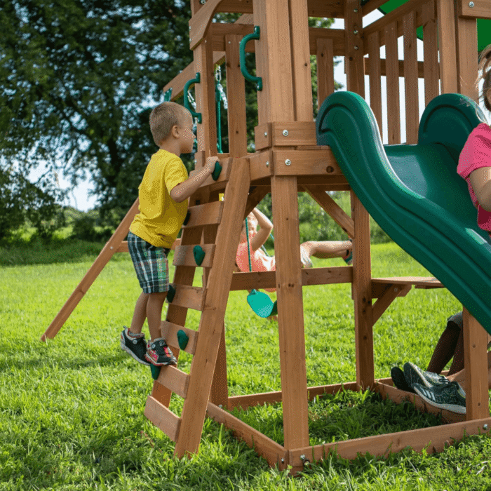 Belmont Swing Playset Fun