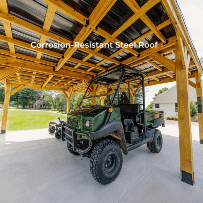 Kingsport Cedar Wood Carport