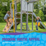 Haven Wooden Swing Set Playhouse