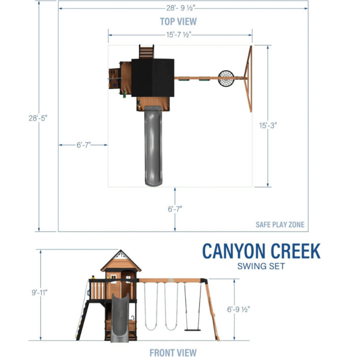 Canyon Creek Cedar Swing Set