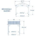 Brookdale 12x10 Cedar Gazebo