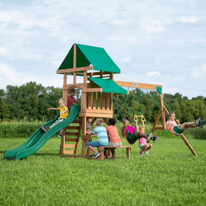 Belmont Swing Playset Fun