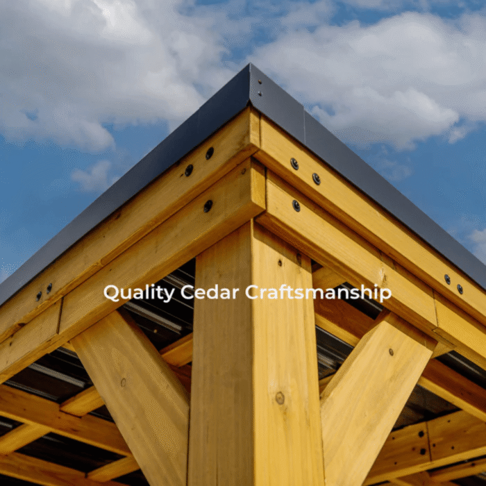 Kingsport Cedar Wood Carport