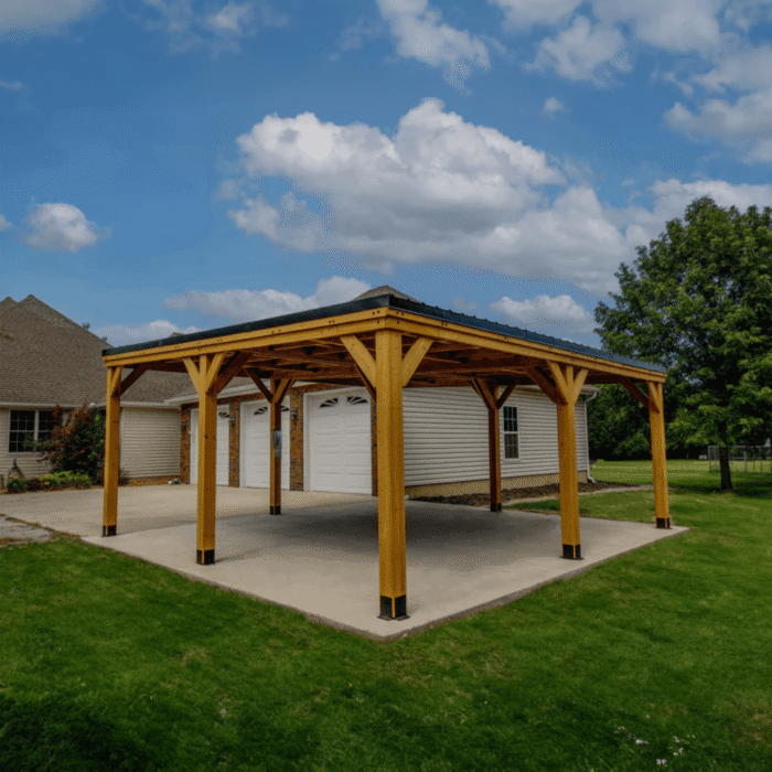 Kingsport Cedar Wood Carport