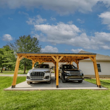 Kingsport Cedar Wood Carport