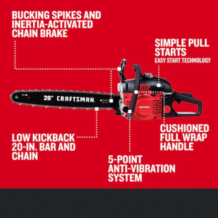 Craftsman S205 20 Gas Chainsaw