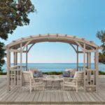 Sunjoy Bellucci Outdoor Cedar Pergola