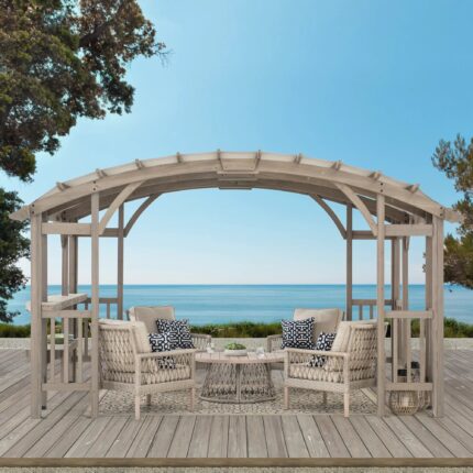 Sunjoy Bellucci Outdoor Cedar Pergola