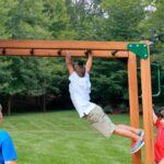 Gorilla Playsets Empire Extreme Swing Set with Monkey Bars & 3 Slides