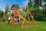 Cedar Cottage Wooden Swing Set