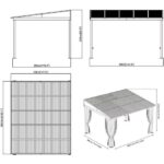 Sojag Steel Roof Gazebo 10x12ft