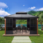 Outsunny 12ft x 10ft Aluminum Gazebo