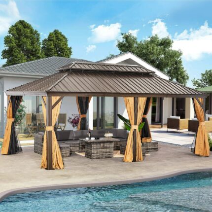 Sunmthink 12x20ft Hardtop Gazebo