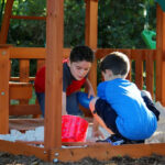 Backyard Discovery Skyfort II Swing Set