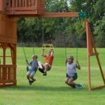 Backyard Discovery Skyfort II Swing Set