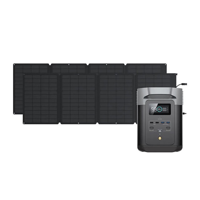 EcoFlow DELTA 2 950, with 2pcs 110W Solar Panel