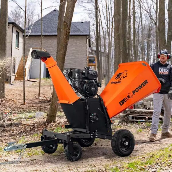 DK2 6 in. 14 HP Gas Powered Kohler Engine Kinetic Chipper Shredder with Electric Start and DOT Road Legal Tires