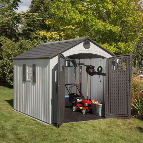 Lifetime 8 Ft. X 10 Ft. Outdoor Storage Shed – 60202