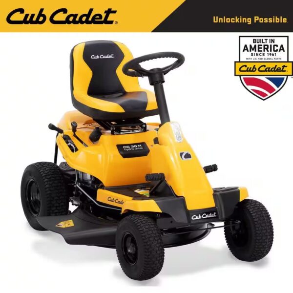 Cub Cadet 30 in. 10.5 HP Briggs & Stratton Engine Hydrostatic Drive Gas Rear Engine Riding Mower with Mulch Kit Included